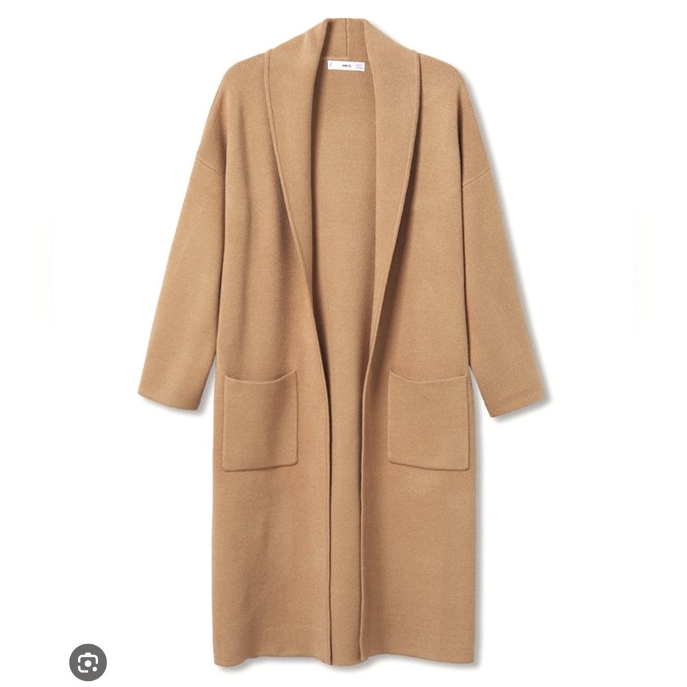 Mango Knitted Unstructured Coat